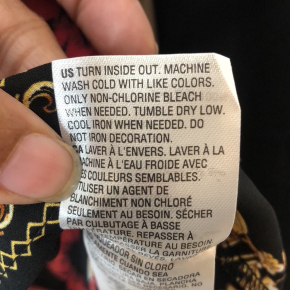 NWT JM Collection glitter semi sheer womans Top Blouse Floral New with tags NWT - Picture 4 of 10